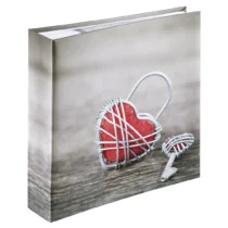 Албум HAMA Rustico за 200 снимки 10 x 15 cm Метално сърце