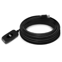 Кабел ACT AC6005 USB-A мъжко - женско 5.0 м 480 Mbps Черен