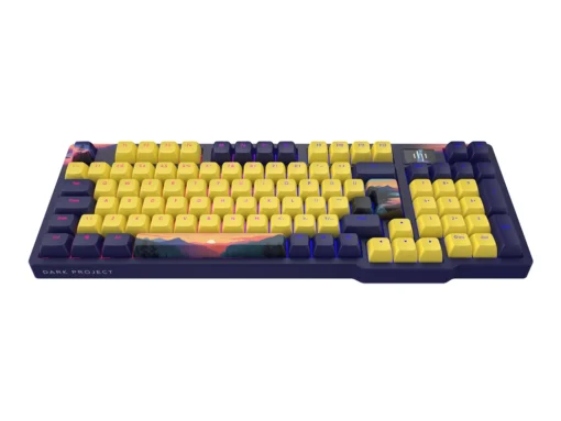 Геймърскa механична клавиатура Dark Project 98A Sunset RGB TKL – G3MS Sapphire Switches