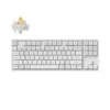Геймърска механична клавиатура Keychron K8 Pro White QMK/VIA TKL K Pro(Hot Swappable) Banana Switch RGB