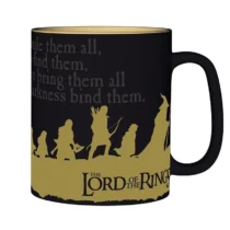 Чаша ABYSTYLE LORD OF THE RINGS The Fellowship of the Ring King size Черен