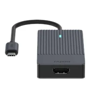4-портов хъб Rapoo 4 в 1 2 x USB-A 1 x  USB-C 1 x HDMI Черен