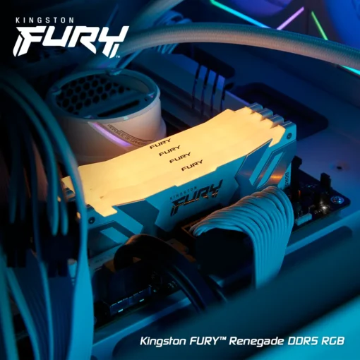 Памет за компютър Kingston Fury Renegade White RGB 32GB