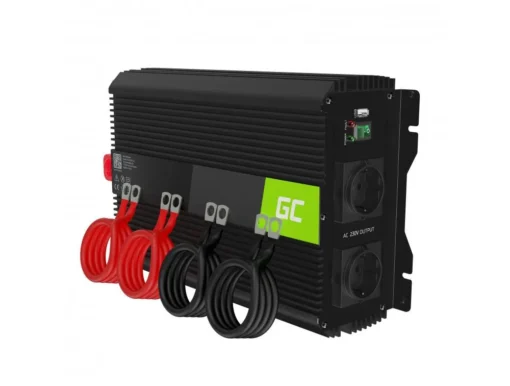 Инвертор PRO GREEN CELL 12/220V DC/AC 300W/6000W Модифицирана