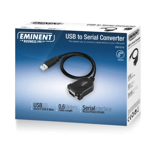Конвертор Ewent USB – RS232 9 пин мъжко
