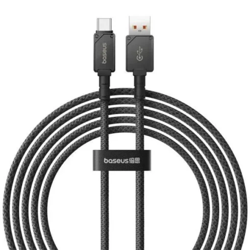 Кабел Baseus Unbreakable Series USB към Type-C 100W 2м  P10355801111-01 - черен