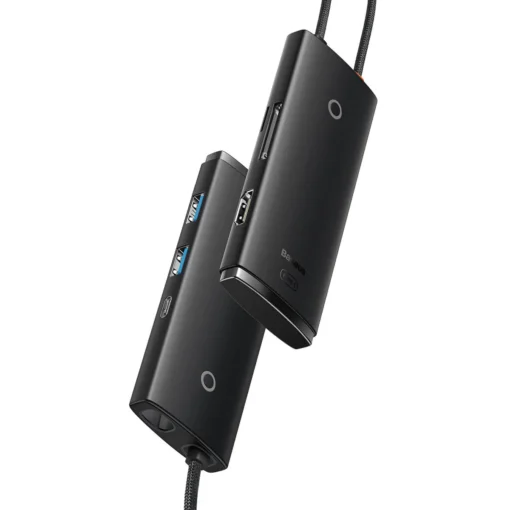 USB хъб Baseus WKQX050001 Type-C Lite Series 6 в 1