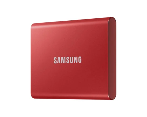 Външен SSD диск Samsung T7 Indigo Red SSD 500GB