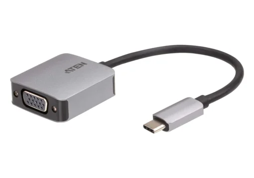 Адаптер ATEN UC3002A USB-C мъжко - VGA женско 1920 x 1200@60Hz Черен