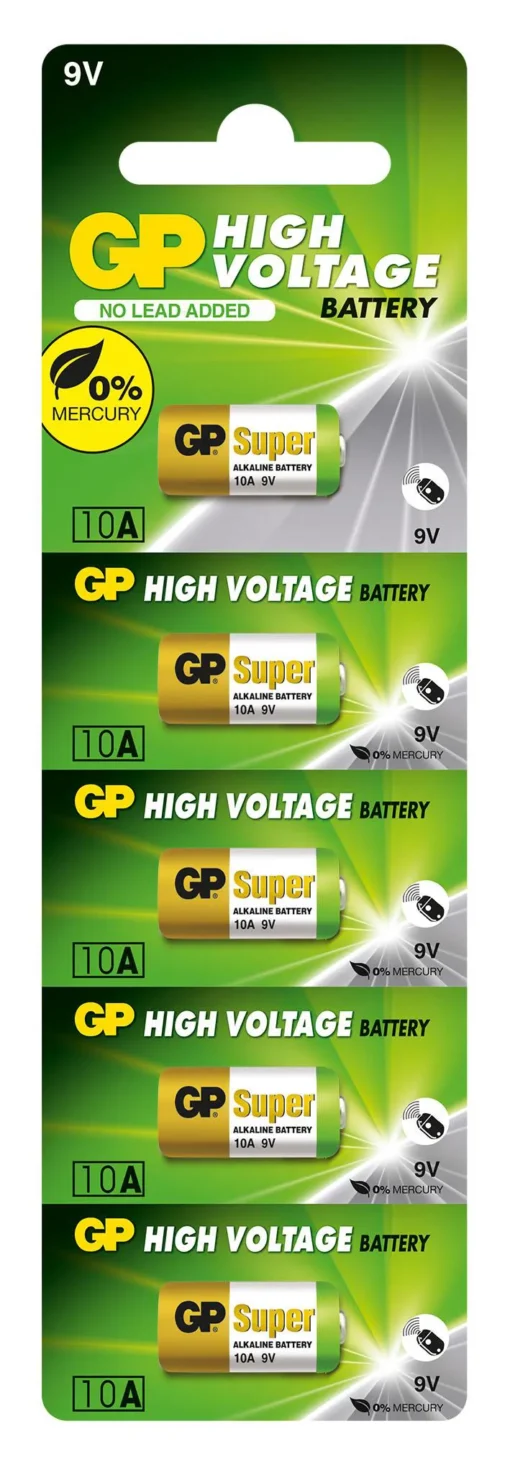 Алкална батерия GP А10 9V за дистанционни /5бр./pack цена за 1