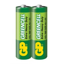 Цинк карбонова батерия GP R6  GREENCELL 15G-S2 /2 бр. в опаковка/ shrink