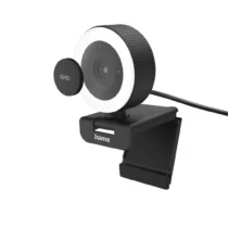 Уеб камера HAMA C-800 Pro QHD с дистанционно Стерео микрофон Пръстеновидна