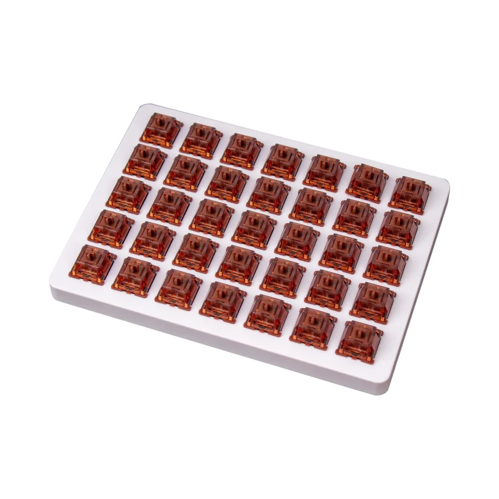 Суичове за механична клавиатура Keychron Gateron Phantom Brown Switch Комплект 35