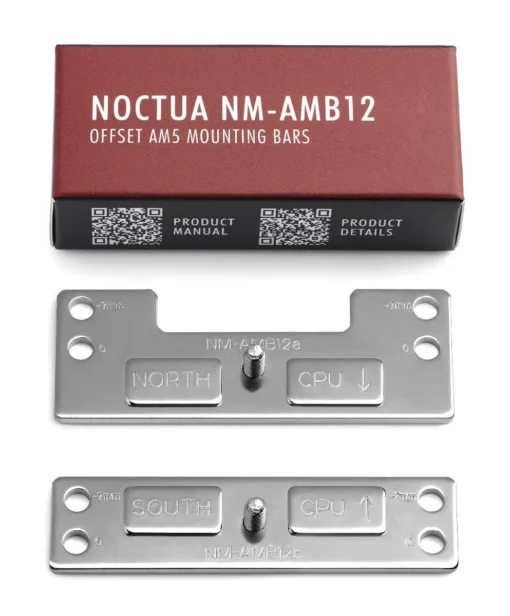Комплект за монитиране на охладител Noctua NM-AMB12 за сокет AM4/AM5 за охладители NH-D15