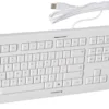 Жична клавиатура CHERRY KC 1000 Бял