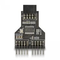 Хъб Delock USB 2.0 9-Pin жеснко към Две 9-Pin мъжко