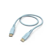 Силиконов кабел за зареждане HAMA USB-C - USB-C 15 м син