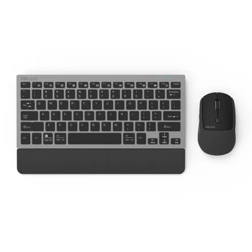 Комплект Delux K3300G+M520GX клавиатура и мишка безжичен