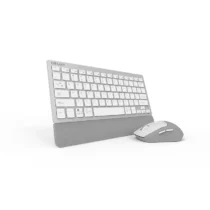 Комплект Delux K3300D+M520DB клавиатура и мишка безжичен/Bluetooth сребрист