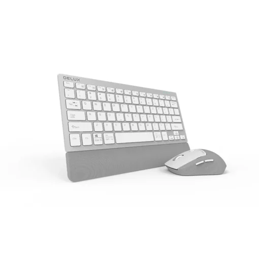 Комплект Delux K3300D+M520DB клавиатура и мишка безжичен/Bluetooth