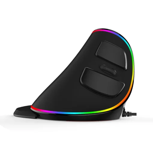 Мишка DELUX M618 Plus USB вертикална RGB
