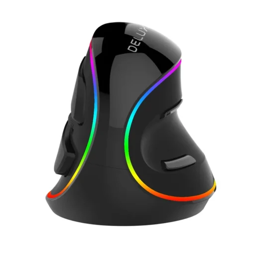 Мишка DELUX M618 Plus USB вертикална RGB