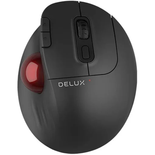 Вертикална безжична мишка Delux MT1 DB със скролиращо