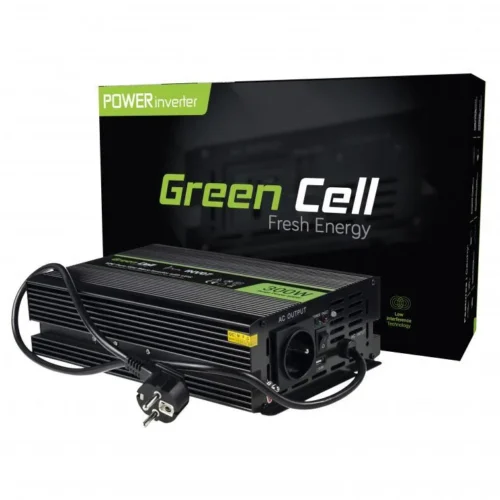 Инвертор UPS със зарядно 12/220 V  DC/AC 300/600W чиста синусоида /Pure Sine wave/ за камини и