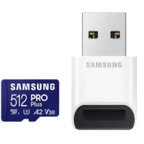 Карта памет Samsung PRO Plus microSDXC UHS-I 512GB Адаптер USB четец