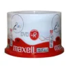 DVD-R MAXELL 47 GB 16x Printable 50 pk cake box