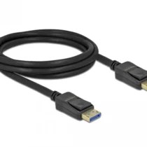 Кабел Delock DisplayPort 2.0 мъжко - DisplayPort мъжко 2.0м 10K Черен