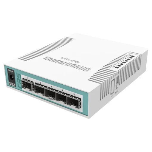 Cloud Router суич Mikrotik CRS106-1C-5S 1xGigabit LAN 5xSFP cages