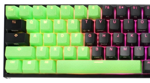 Капачки за механична клавиатура Ducky Green 31-Keycap Set Rubber Backlit Double-Shot US
