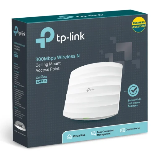 Точка за достъп TP-Link EAP115 300Mbps Wireless N Gigabit