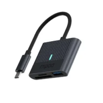 Четец на смарт карти Rapoo UCR-3001 USB-C Черен