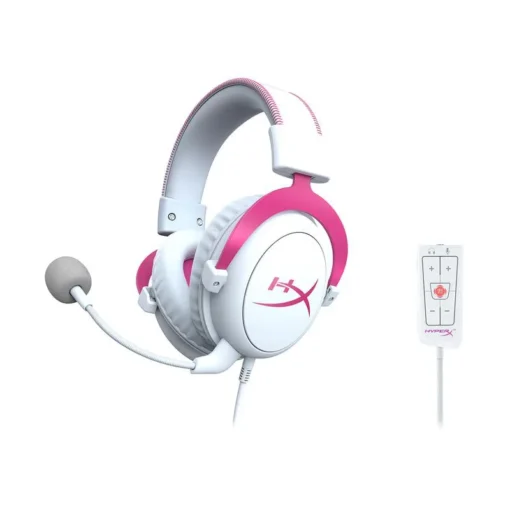 Геймърски слушалки HyperX Cloud II Pink