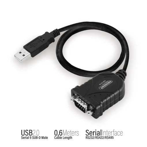 Конвертор Ewent USB – RS232 9 пин мъжко