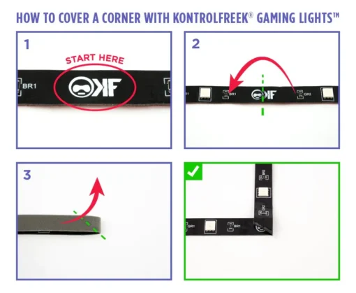 RGB лента KontrolFreek Gaming Lights Kit