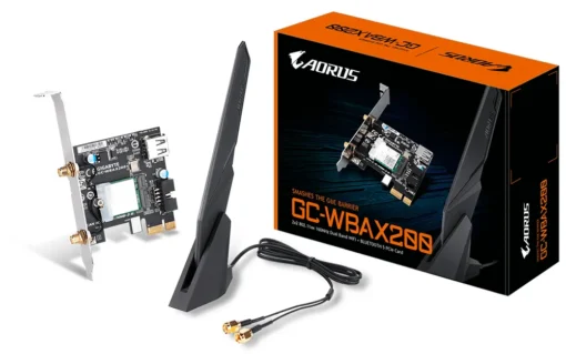 Безжична карта GIGABYTE AORUS X200 Intel WIFI 6 2×2 802.11ax