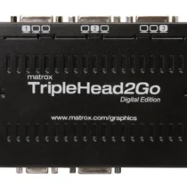 Външен мулти-дисплей адаптер Matrox T2G-D3D-IF за едновременна работа на 3 монитор с