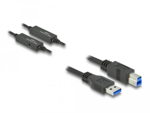 Кабел Delock USB-A мъжко – USB-B женско