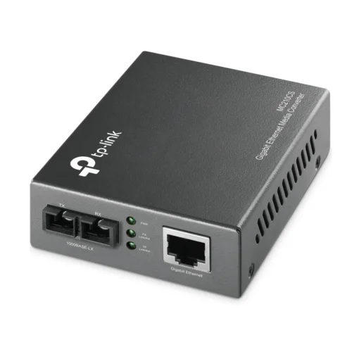 Gigabit еднорежимен медиен конвертор TP-Link MC210CS