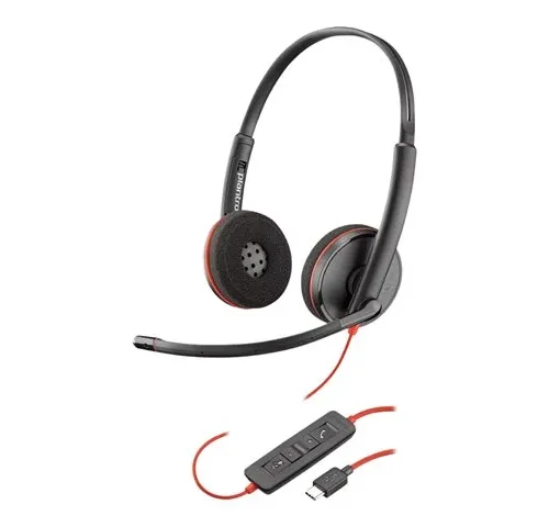 Слушалки POLY BLACKWIRE C3220 209749-201 USB-C черни