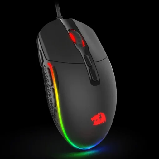 Геймърска мишка Redragon M719-RGB Invader RGB – черна