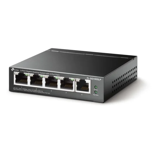 5-портов Gigabit комутатор TP-Link TL-SG1005LP с 4 PoE+