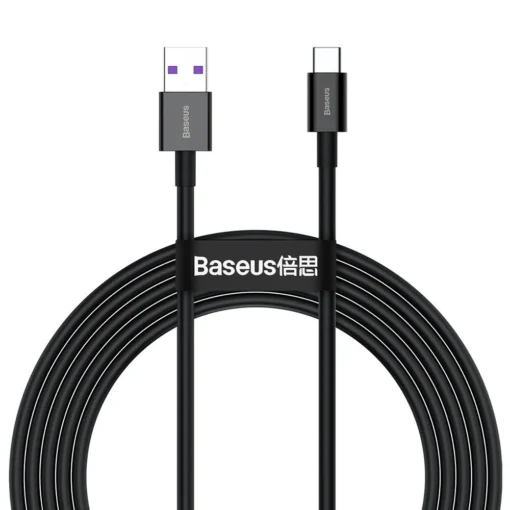 Кабел Baseus Superior CATYS-A01 USB-A към USB-C 66W 2м черен