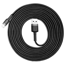 Кабел Baseus Cafule USB към Lightning Durable Nylon Braided Wire QC3.0 2A 3м CALKLF-RG1 -