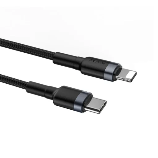 Кабел Baseus Cafule Cable USB Type C PD / Lightning 18W QC3.0 1м CATLKLF-G1 –