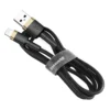 Кабел Baseus Cafule USB-А към Lightning CALKLF-CV1 2м - черен