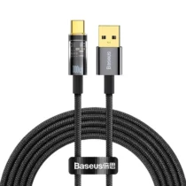 Кабел Baseus CATS000301 USB към USB Type C 100W 2м - черен
